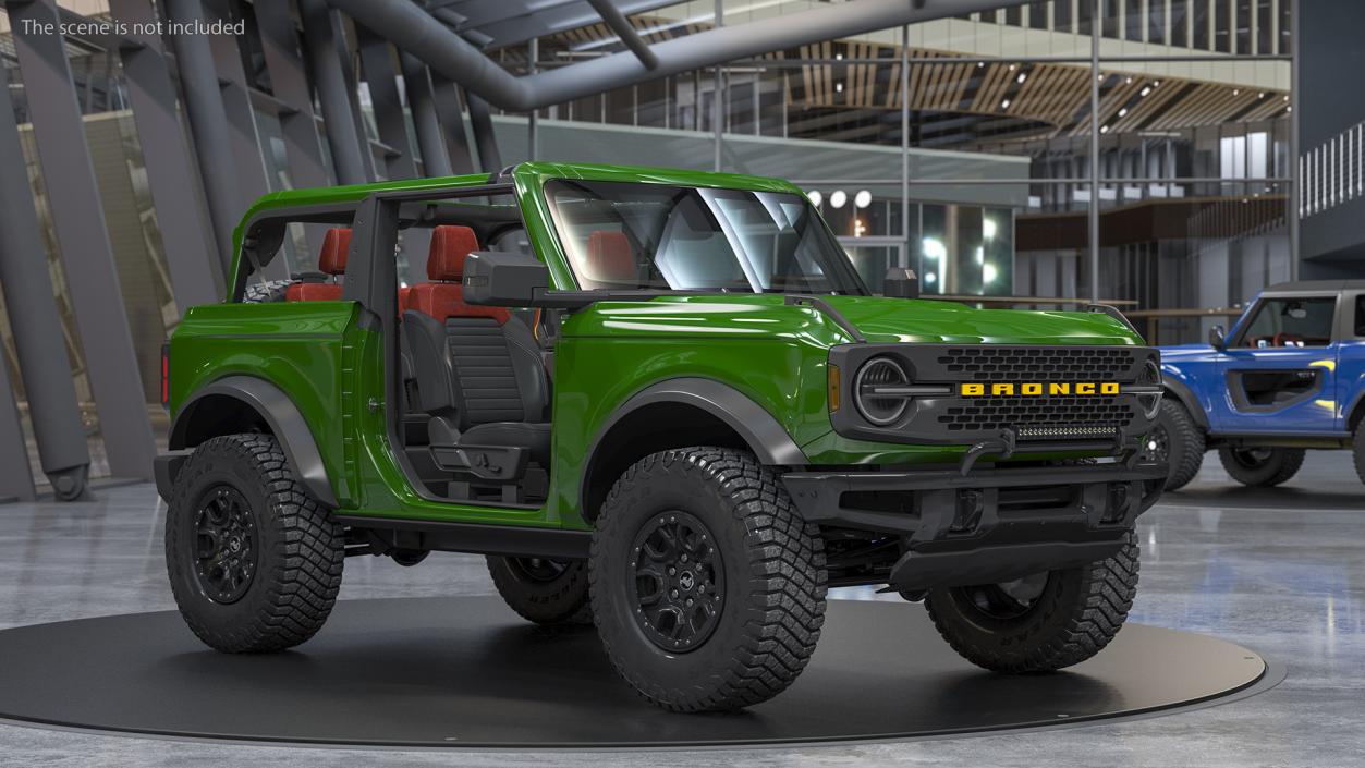 Ford Bronco 2021 Two Doors Removed 3D model