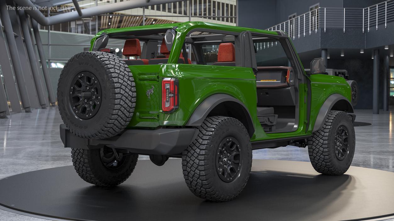 Ford Bronco 2021 Two Doors Removed 3D model