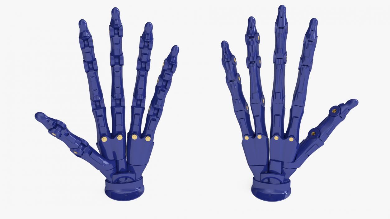 3D Robotic Arm Blue