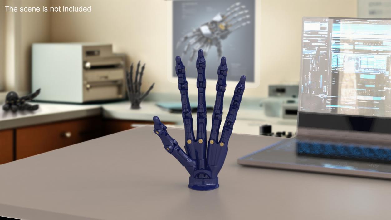 3D Robotic Arm Blue