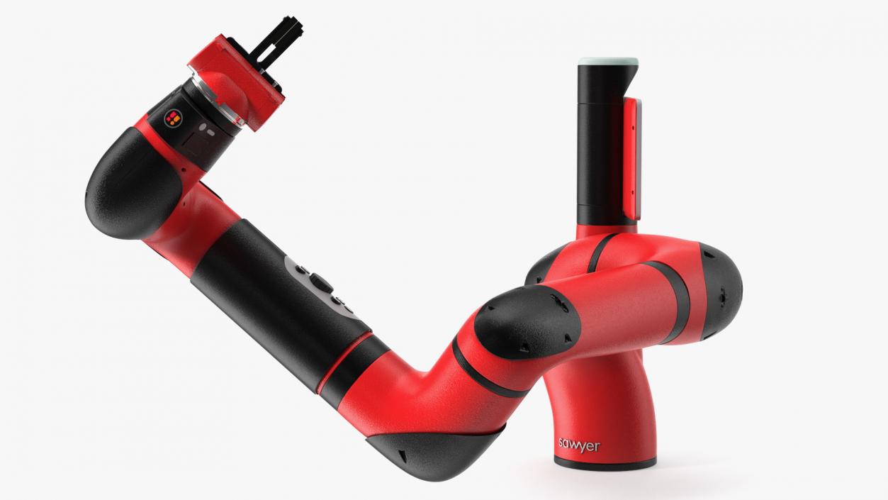 Sawyer Black Edition Collaborative Robot Rigged 3D