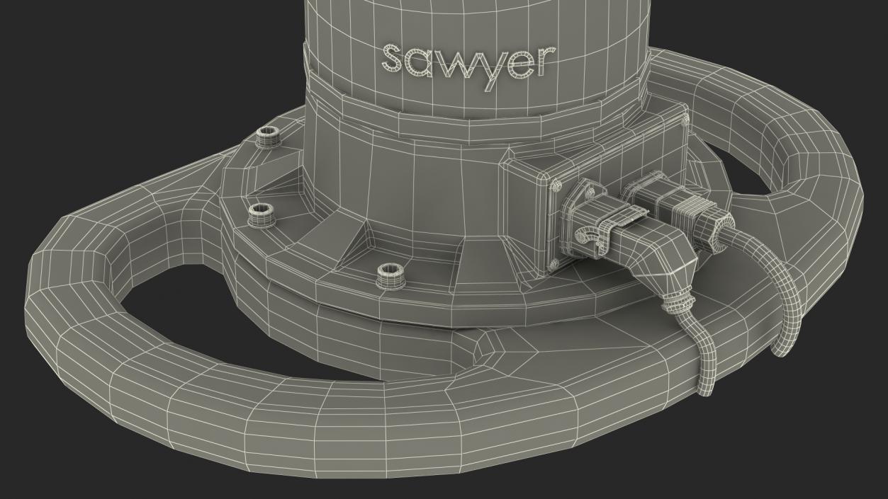 Sawyer Black Edition Collaborative Robot Rigged 3D