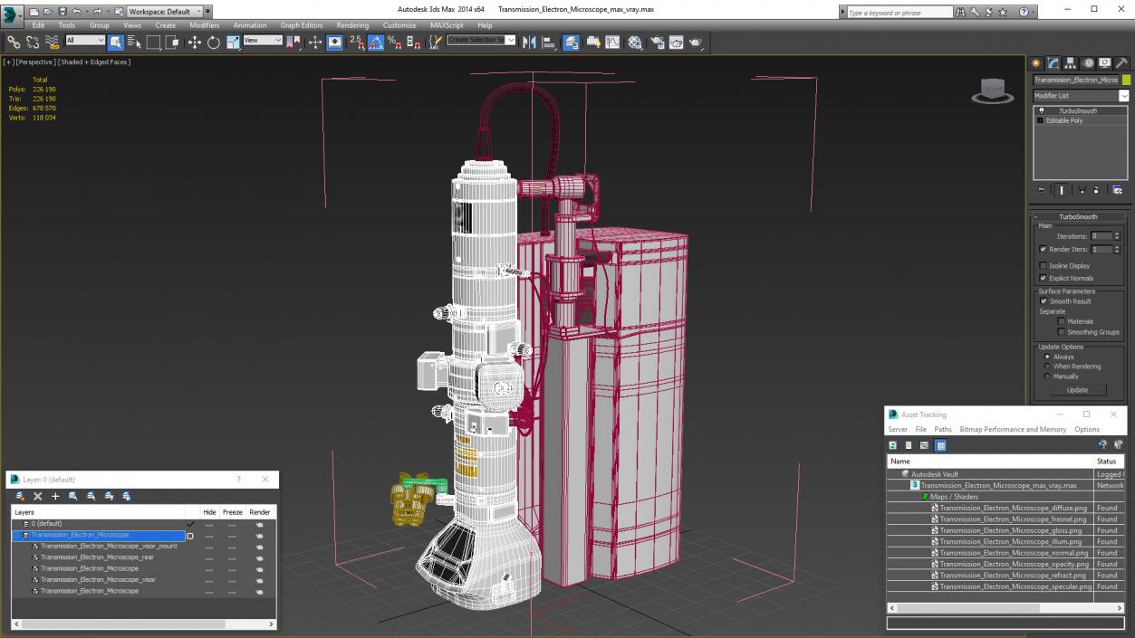 Transmission Electron Microscope JEOL 3D