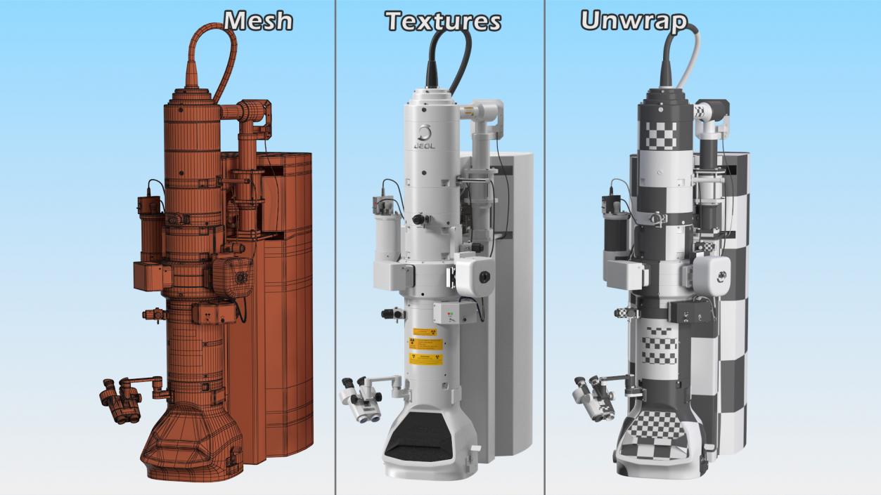 Transmission Electron Microscope JEOL 3D