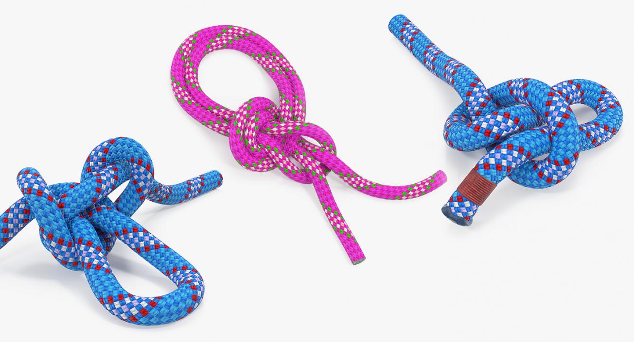 3D Rope Knots Collection 4 model