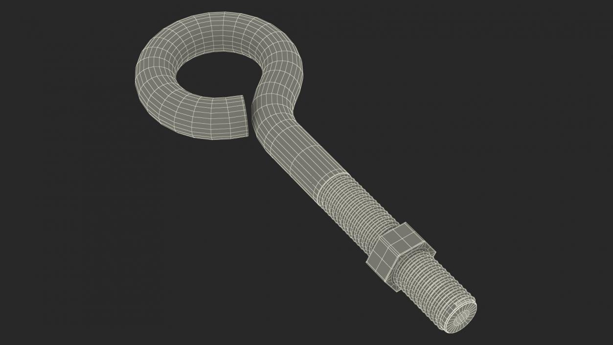 Eye Bolt Screw 3D model