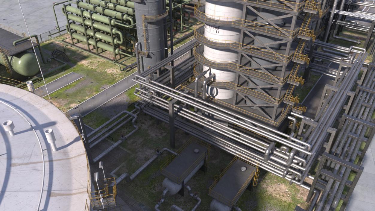 3D Fuel Refinery model