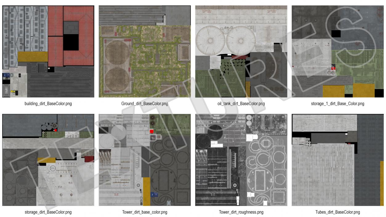 3D Fuel Refinery model