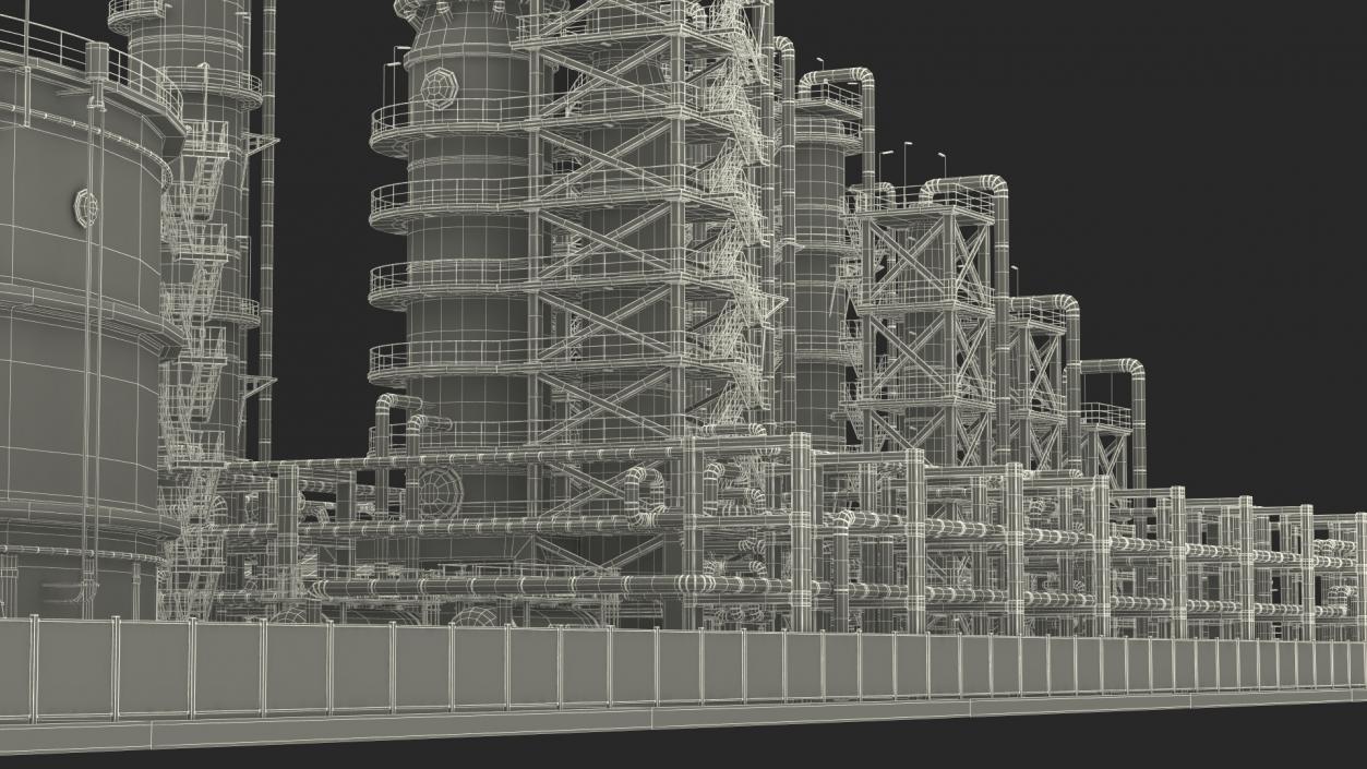 3D Fuel Refinery model