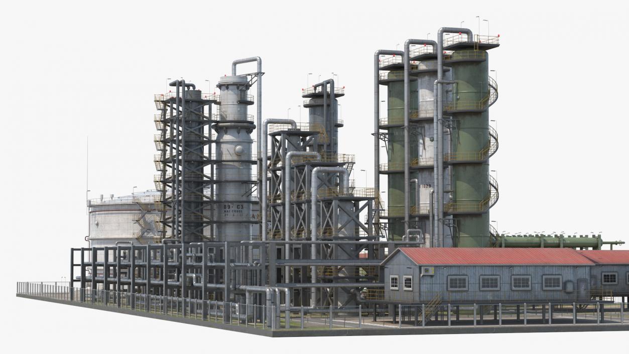 3D Fuel Refinery model