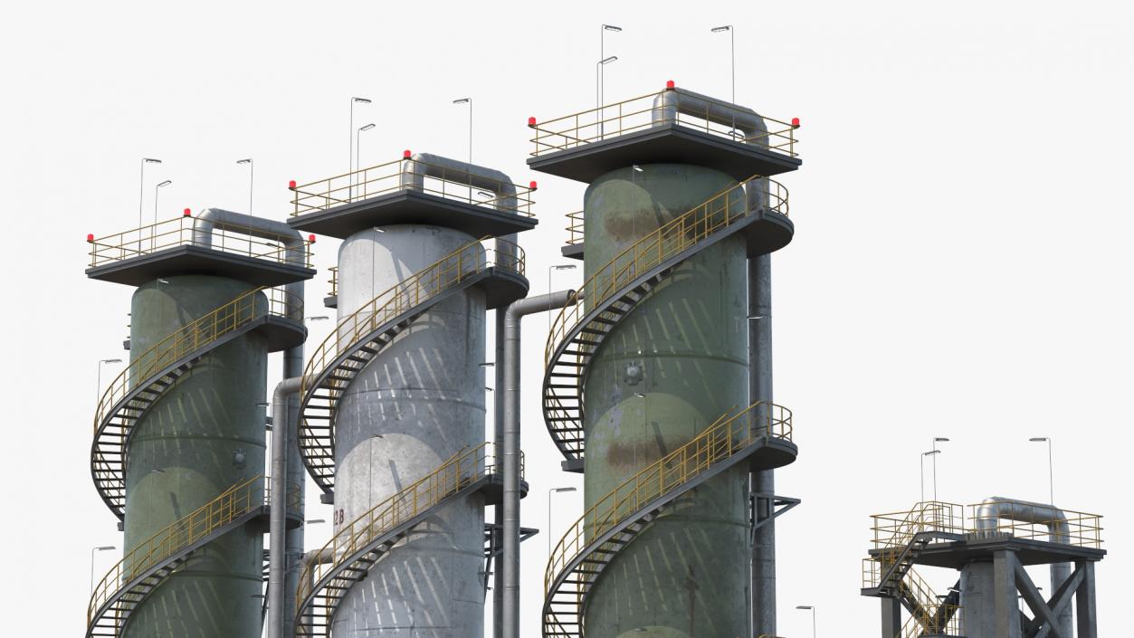 3D Fuel Refinery model