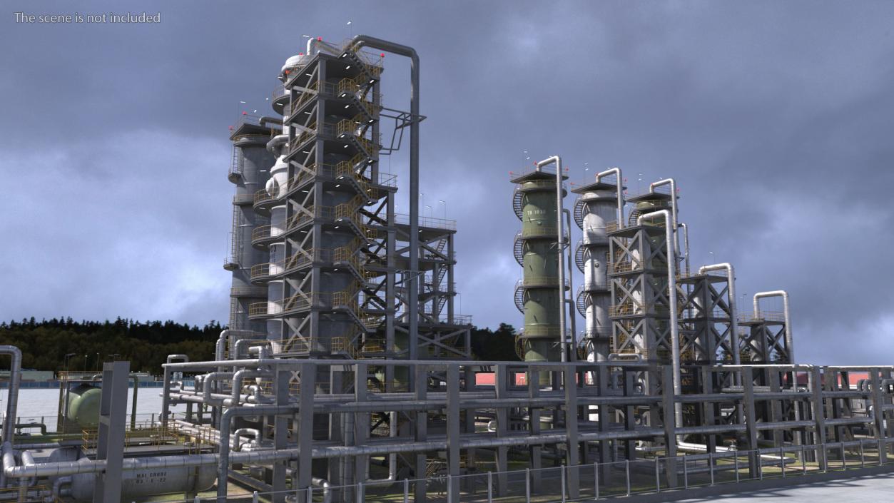 3D Fuel Refinery model