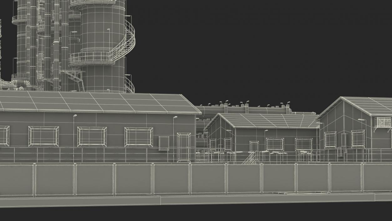 3D Fuel Refinery model