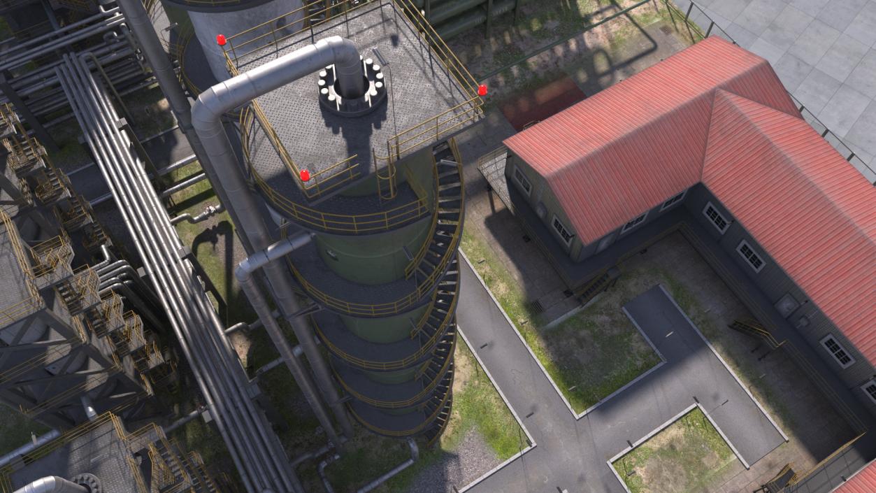 3D Fuel Refinery model