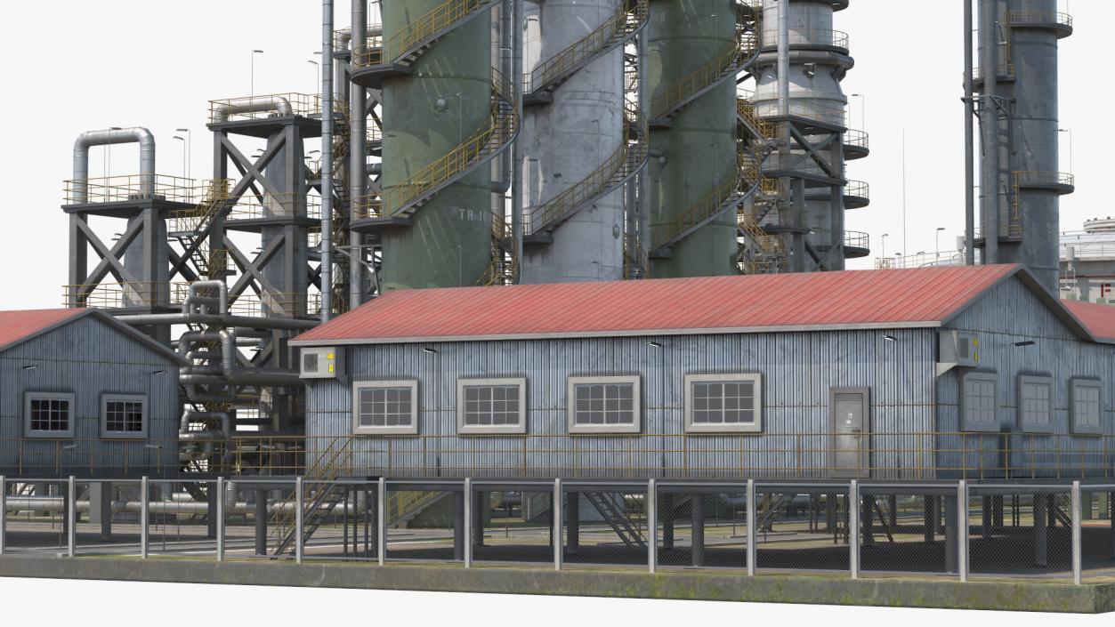 3D Fuel Refinery model