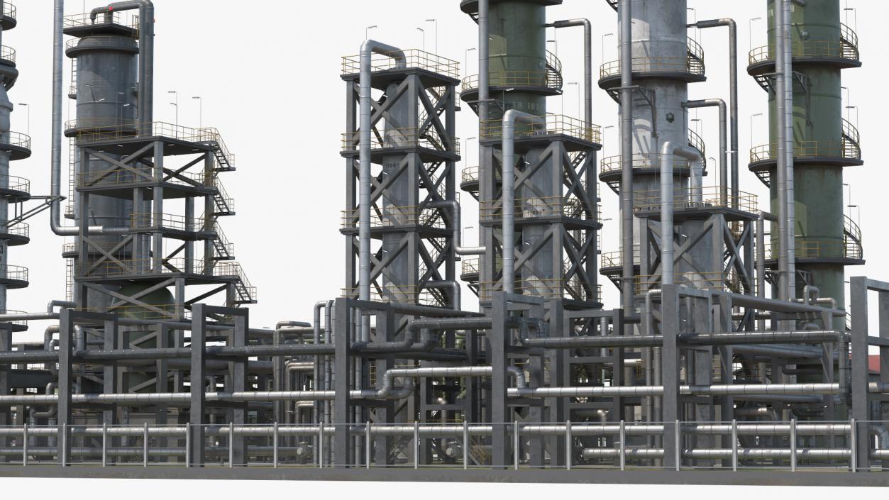 3D Fuel Refinery model