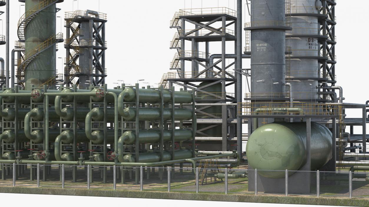 3D Fuel Refinery model