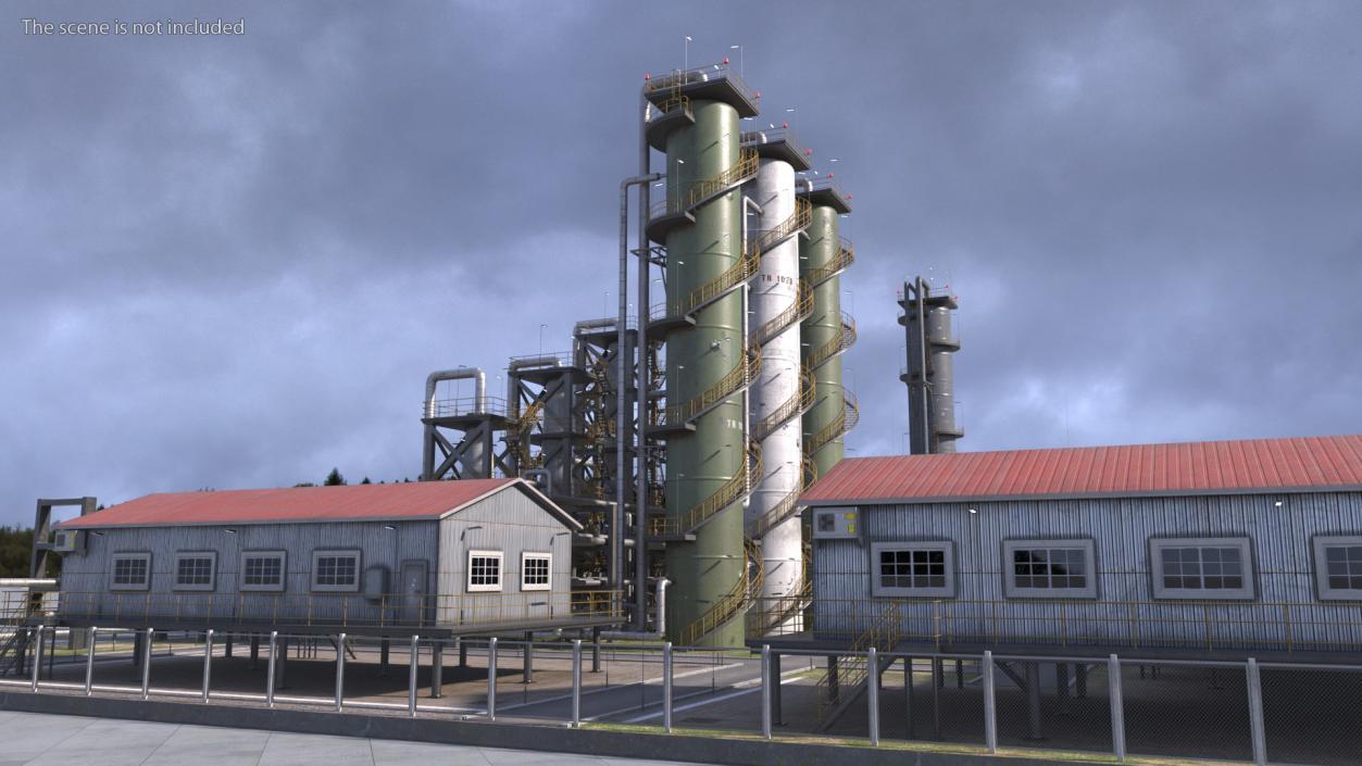 3D Fuel Refinery model