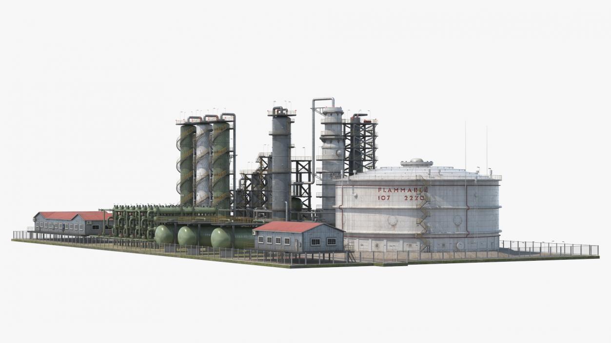 3D Fuel Refinery model