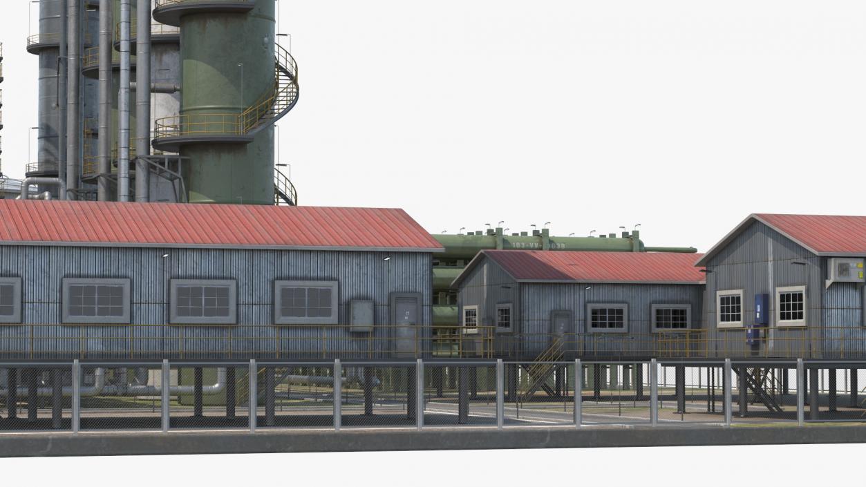 3D Fuel Refinery model