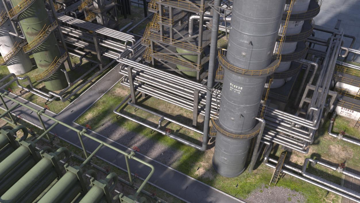 3D Fuel Refinery model