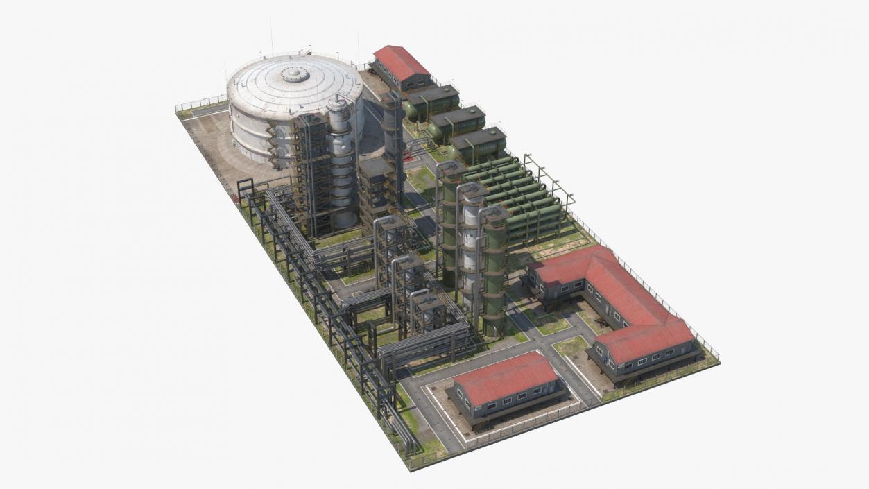 3D Fuel Refinery model