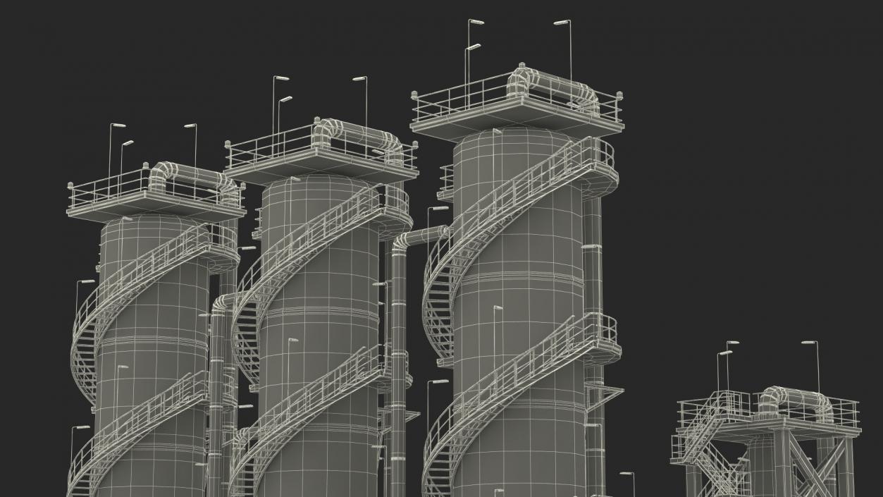 3D Fuel Refinery model