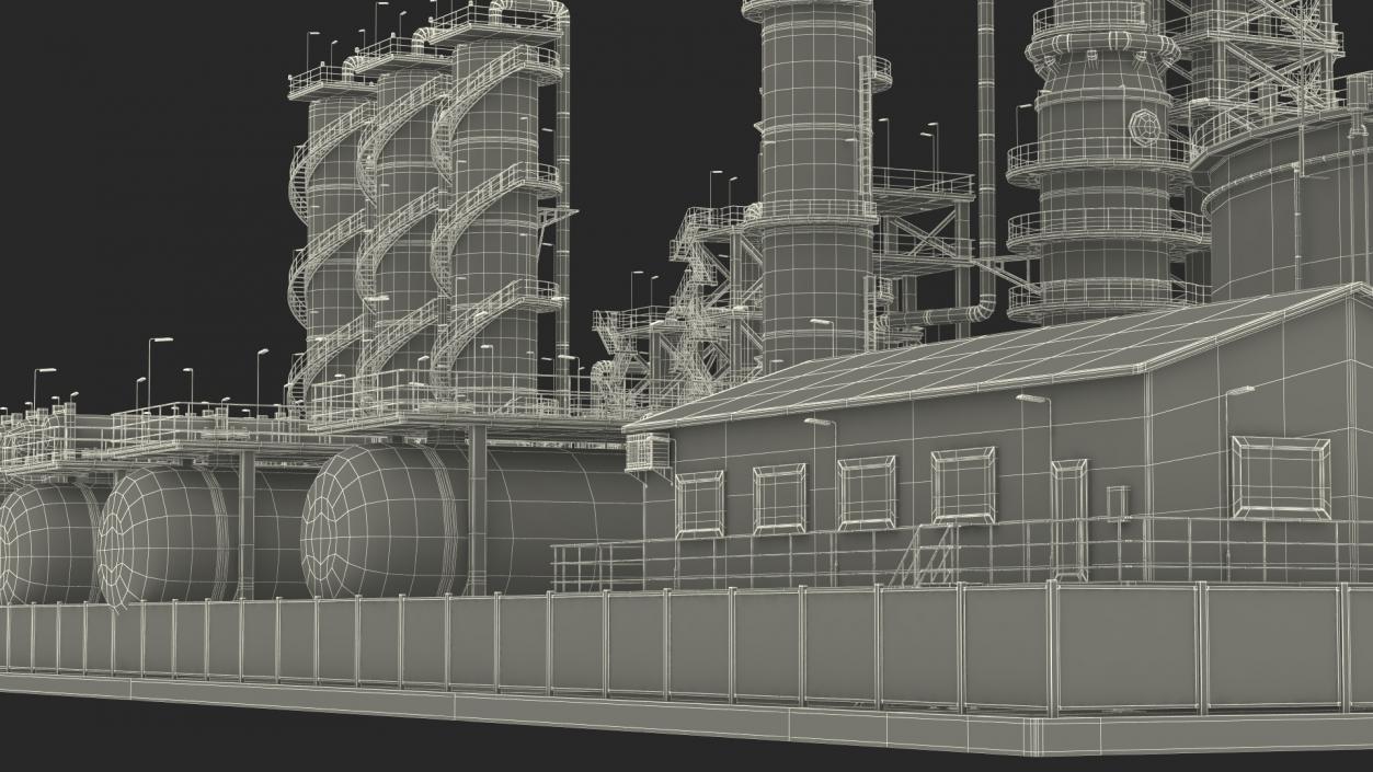 3D Fuel Refinery model