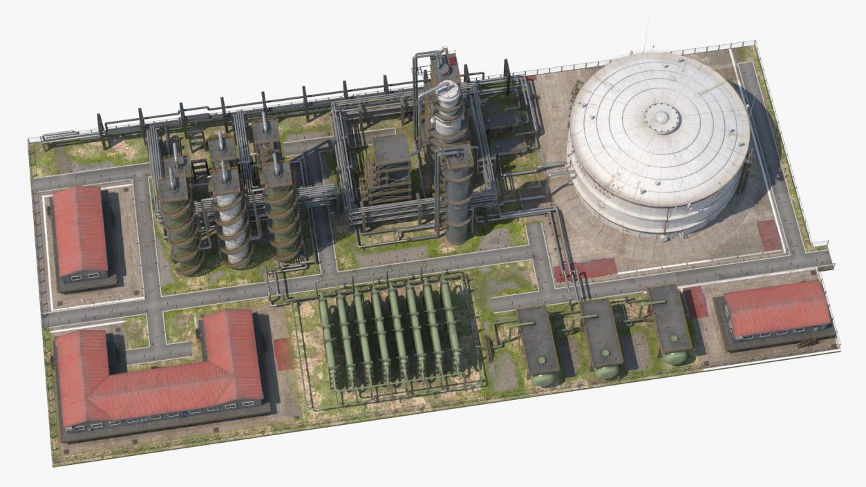 3D Fuel Refinery model