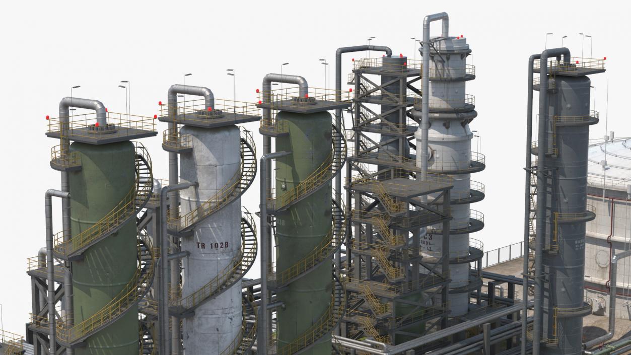 3D Fuel Refinery model