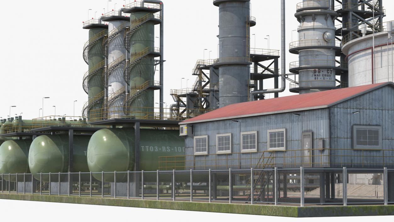 3D Fuel Refinery model