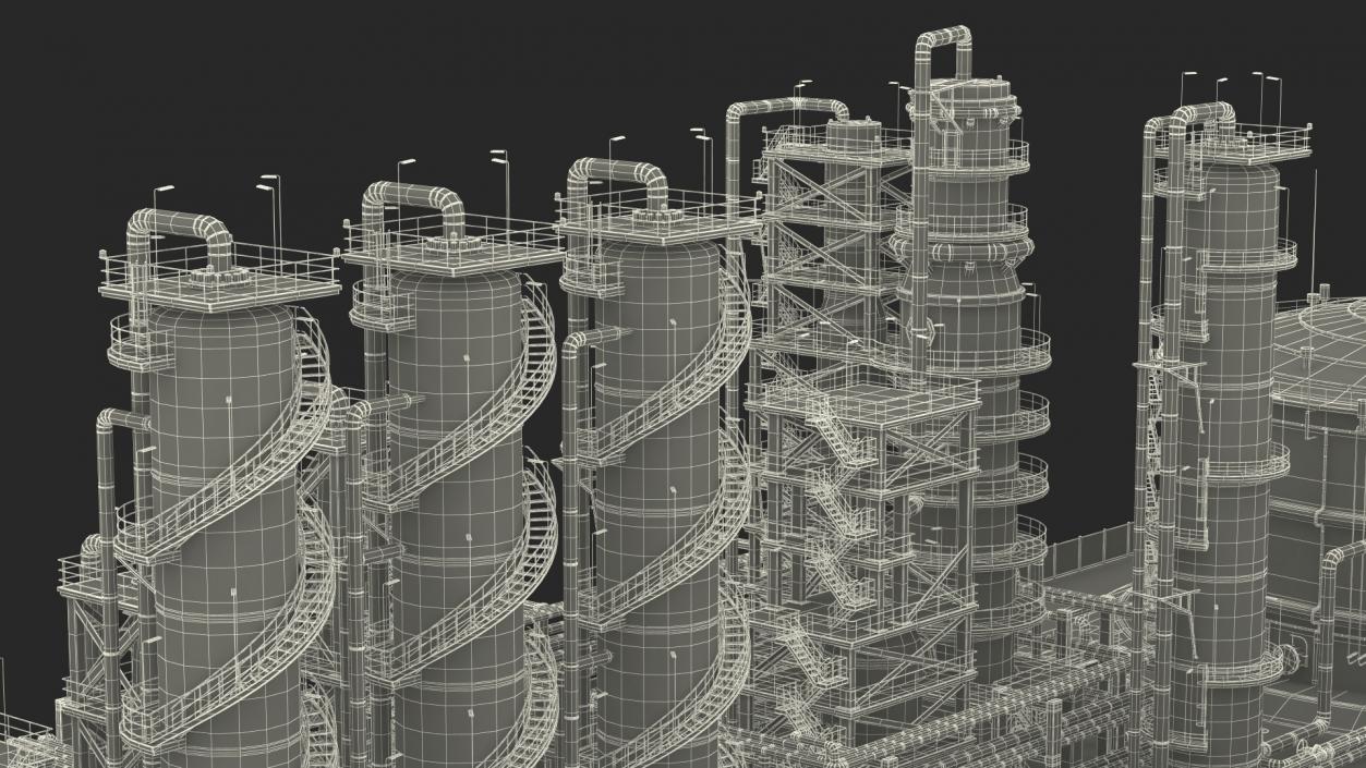 3D Fuel Refinery model