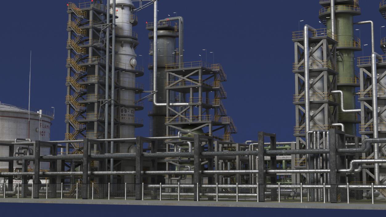 3D Fuel Refinery model