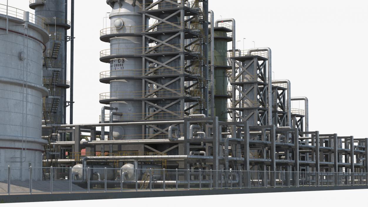 3D Fuel Refinery model