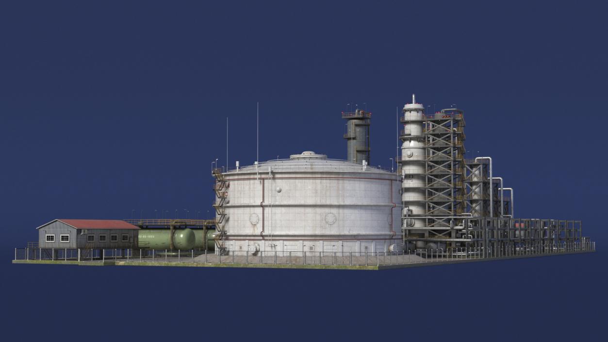 3D Fuel Refinery model