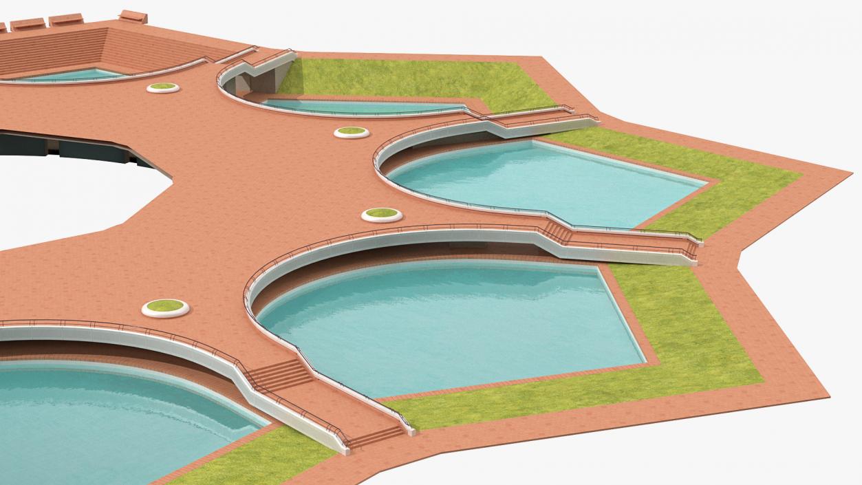 3D model Nine Ponds