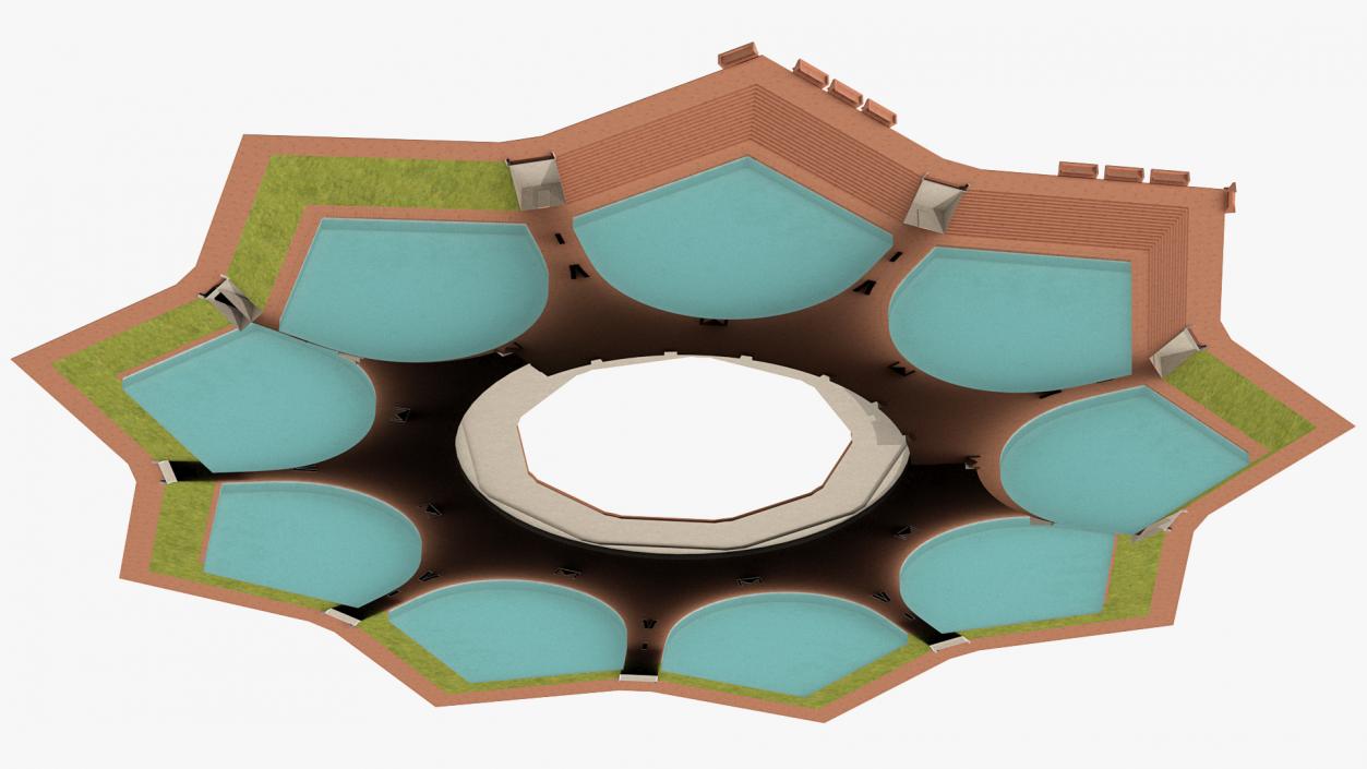 3D model Nine Ponds