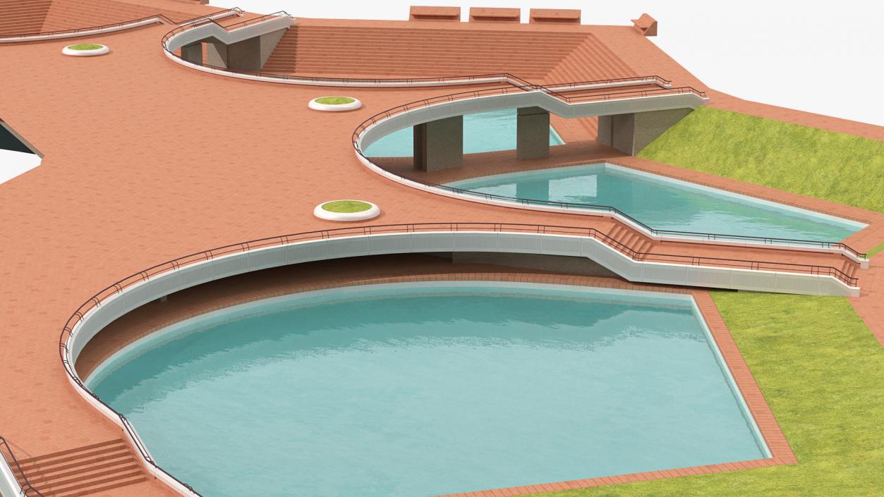 3D model Nine Ponds