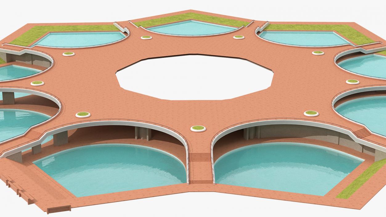 3D model Nine Ponds