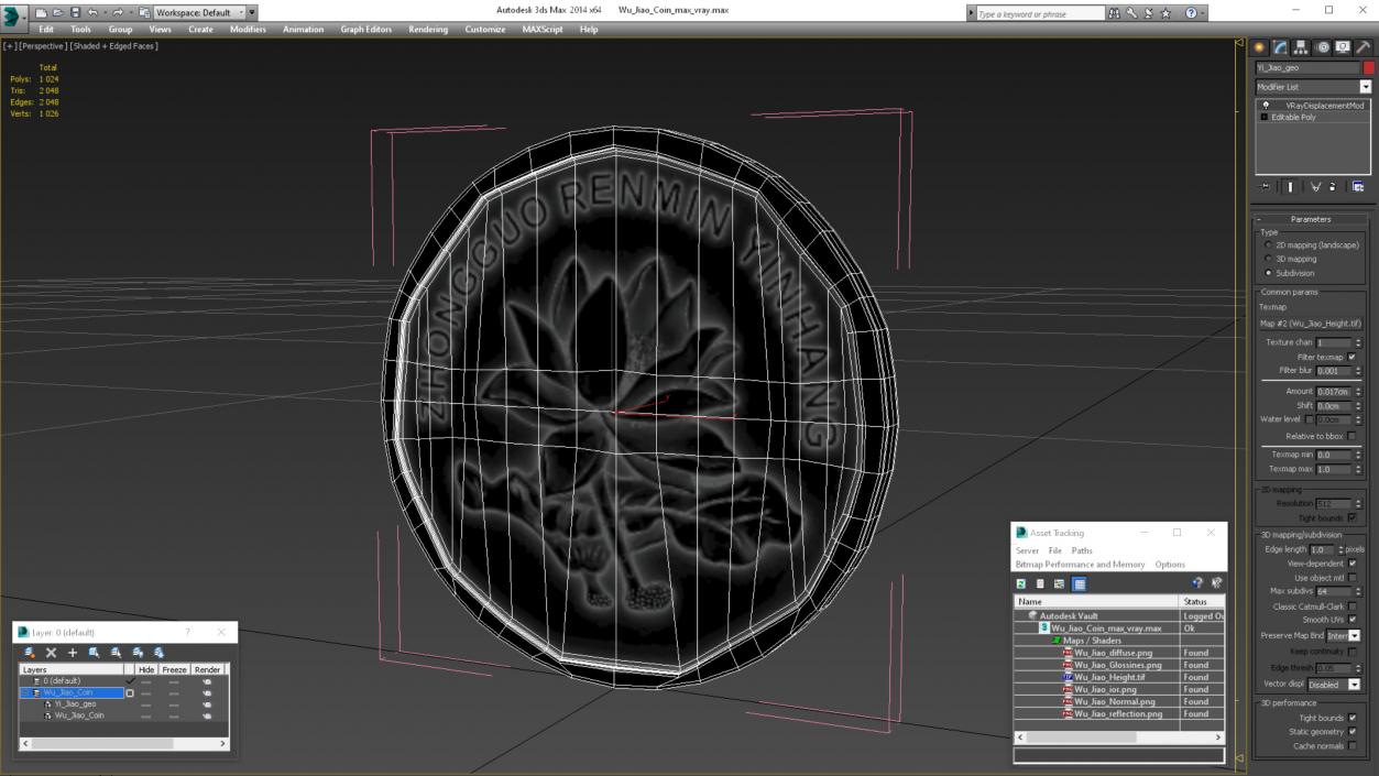 Wu Jiao Coin 3D