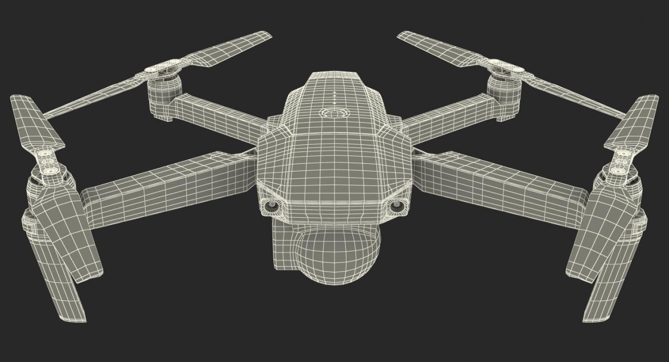 DJI Mavic Pro Quadcopter 3D model