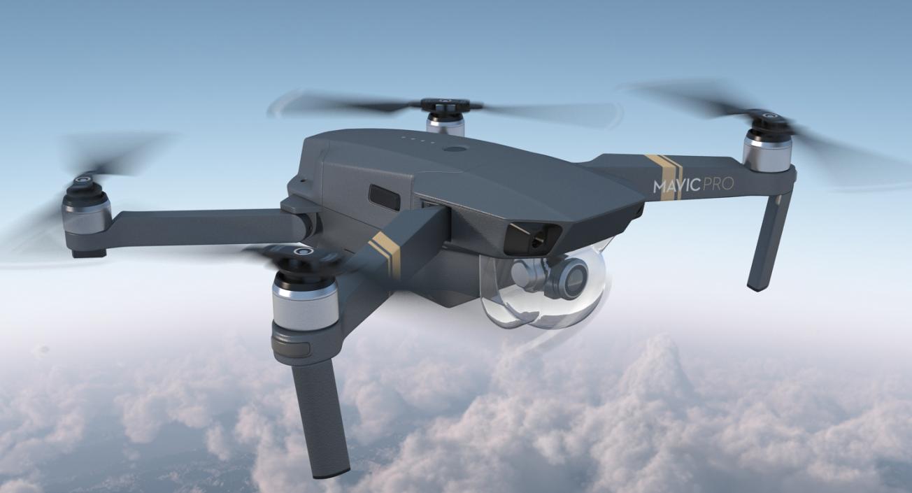 DJI Mavic Pro Quadcopter 3D model