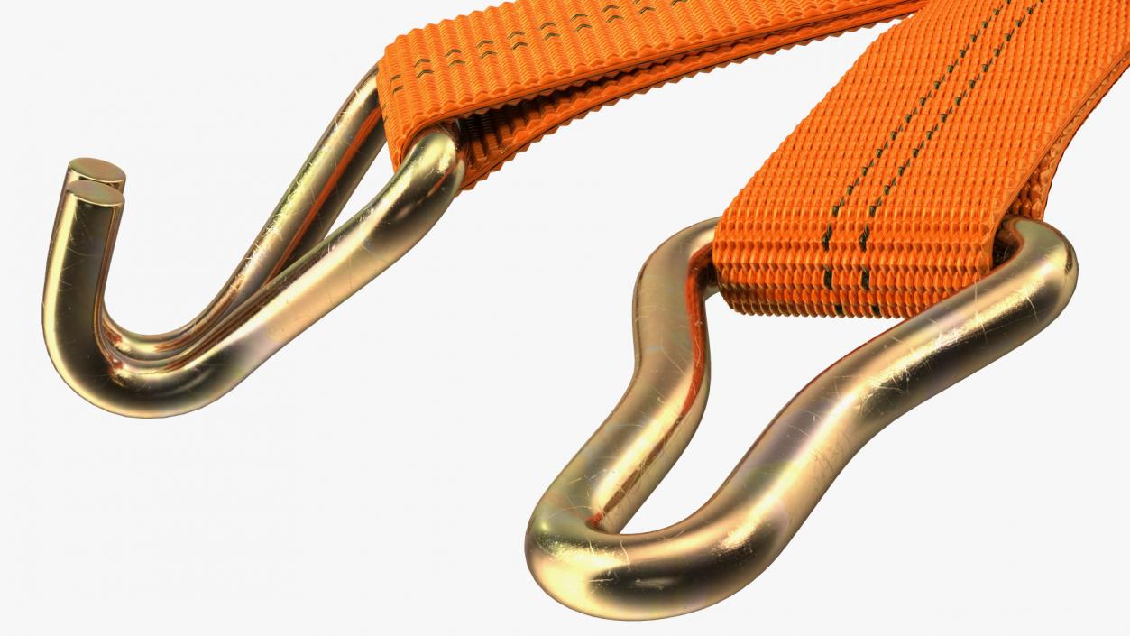 Heavy Duty Ratchet Strap 3D model