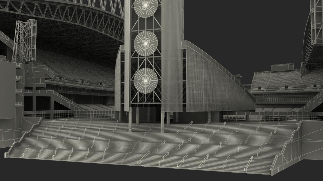 3D Multi Purpose Stadium 2 model