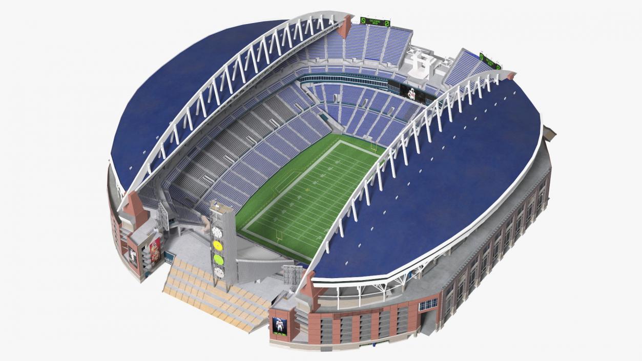 3D Multi Purpose Stadium 2 model