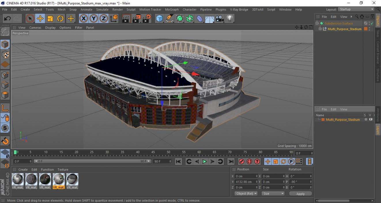 3D Multi Purpose Stadium 2 model