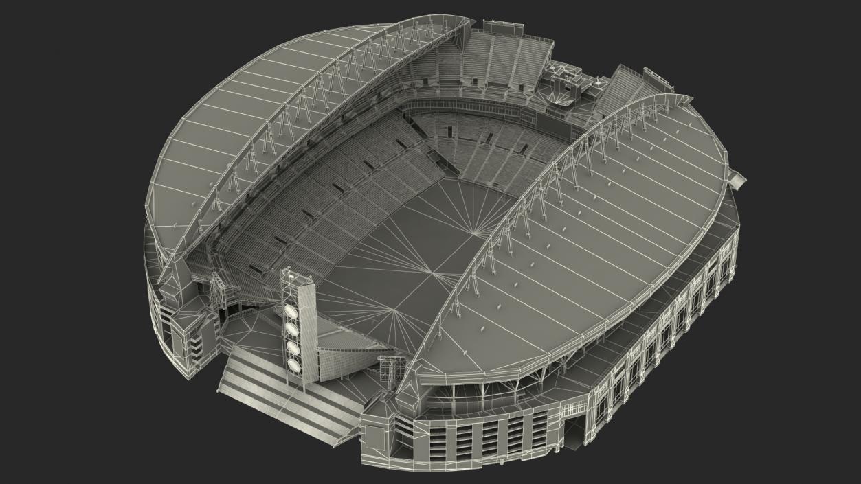 3D Multi Purpose Stadium 2 model