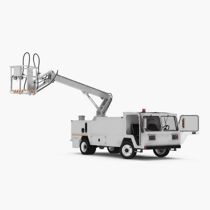 3D Aircraft Deicer Truck Rigged model