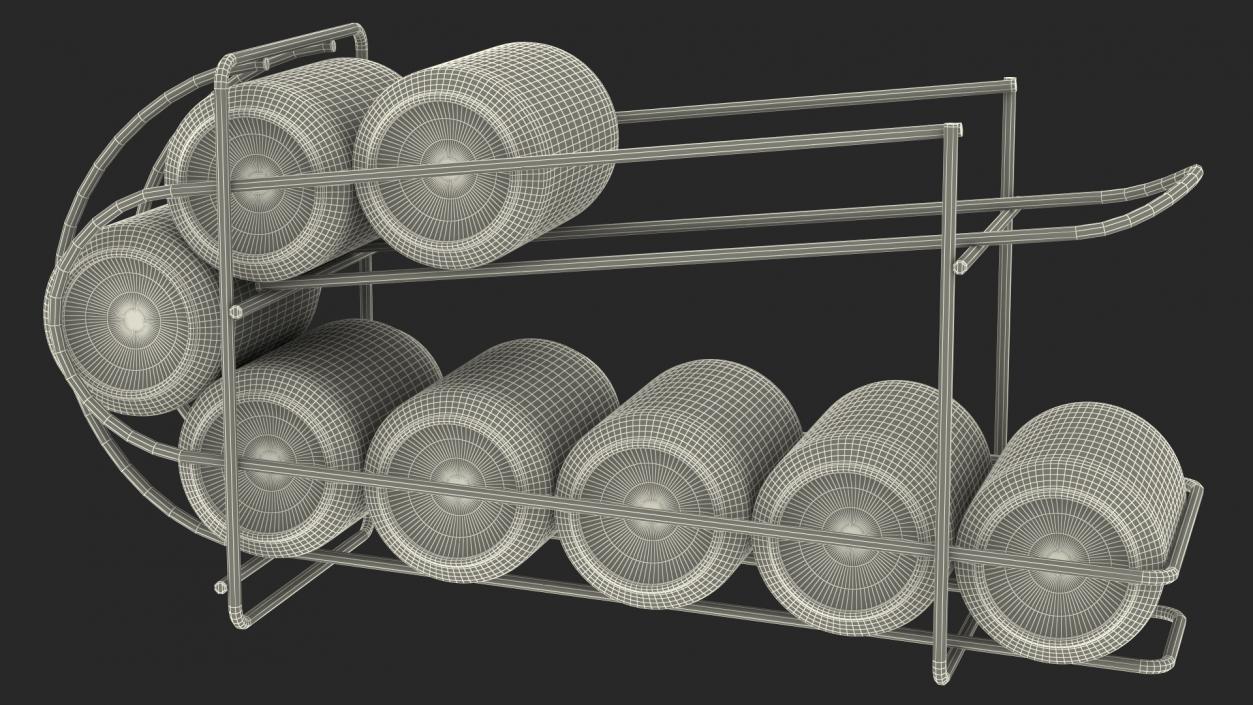 Storages with Cans Collection 3D model