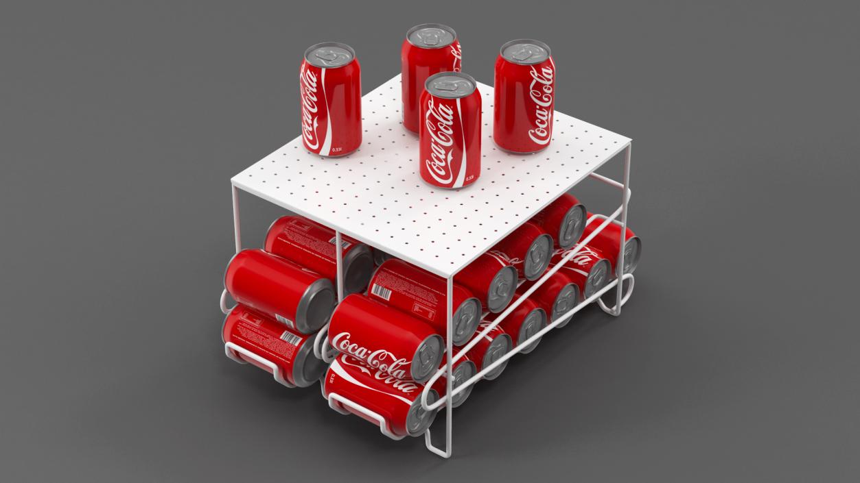 Storages with Cans Collection 3D model